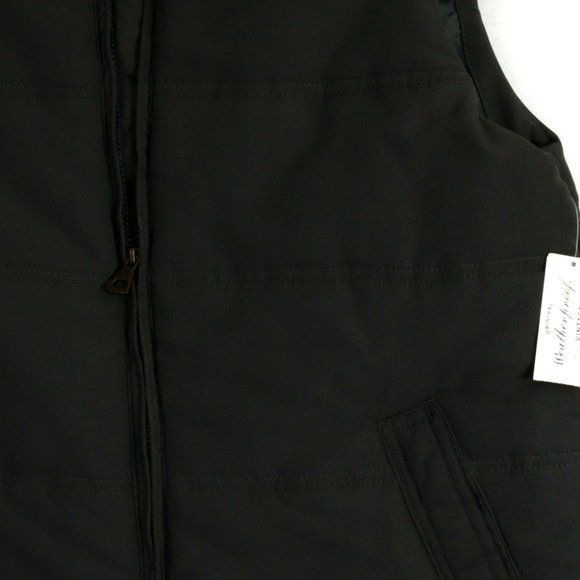 Weather proof Vintage Vest Reversable Black/Navy Blue - Picture 4 of 5